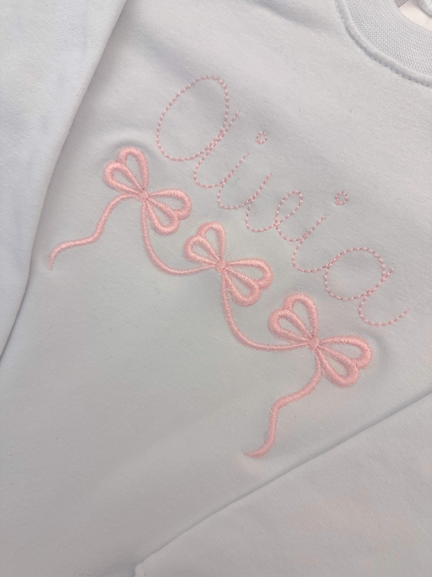 Gepersonaliseerde sweater wit