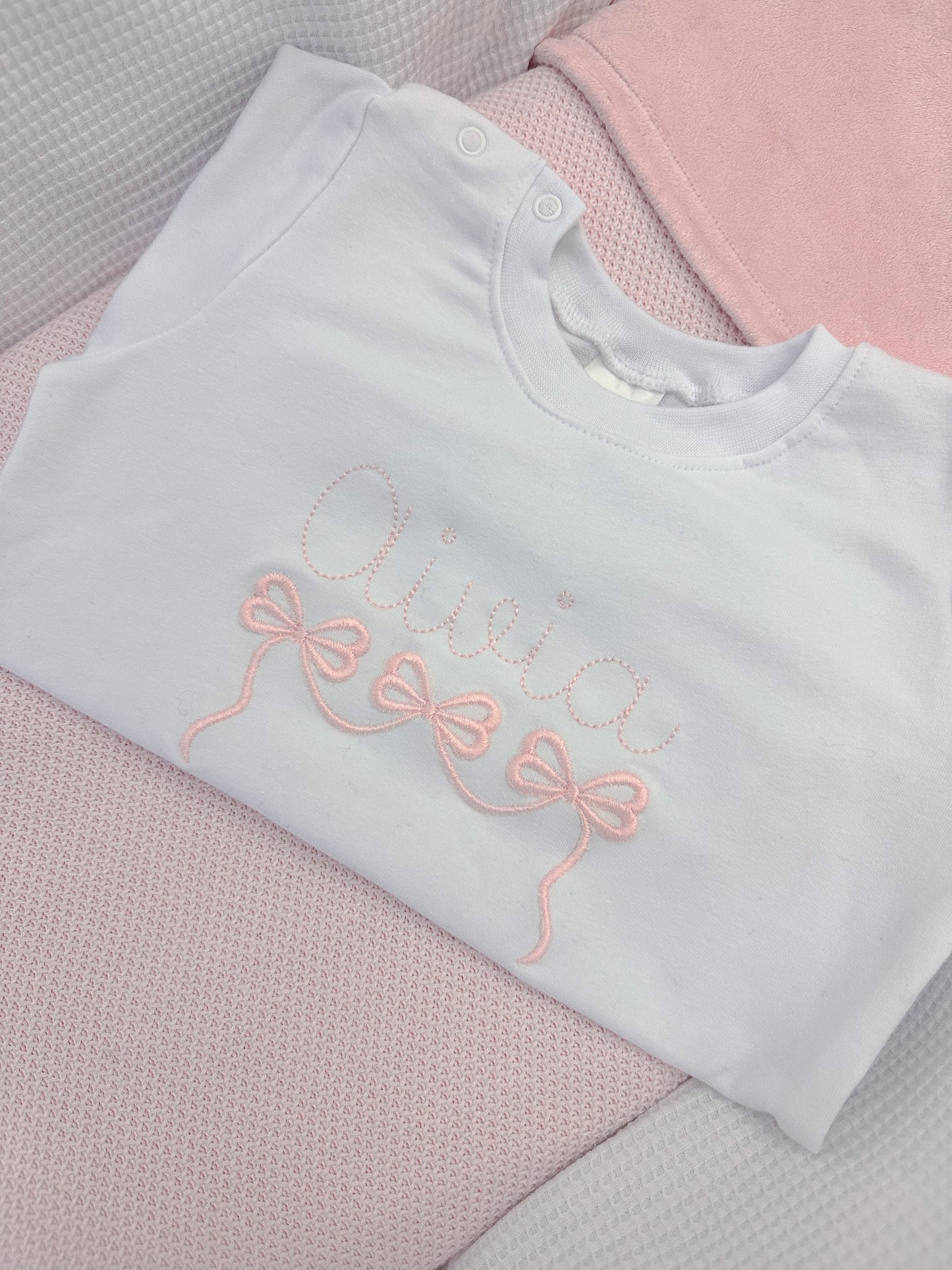 Gepersonaliseerde sweater wit