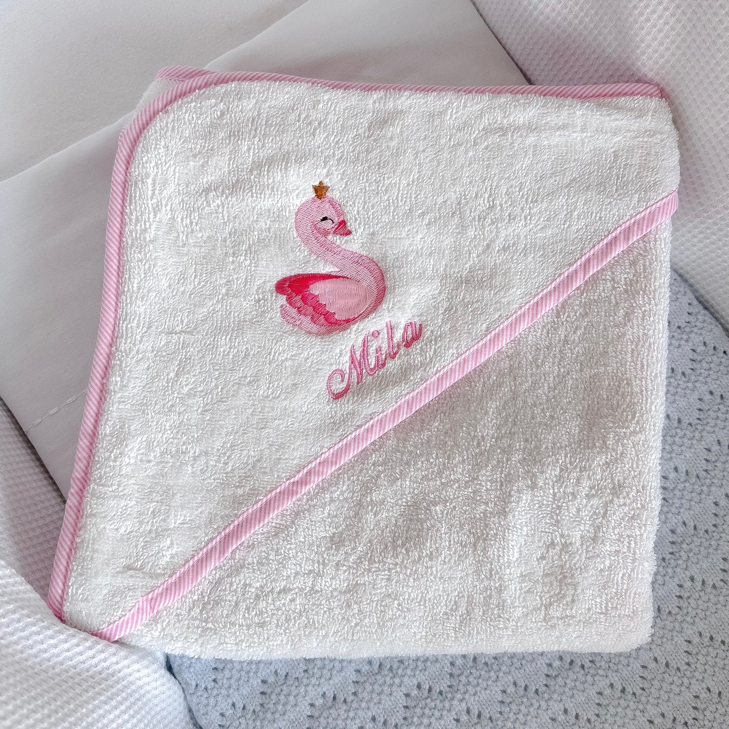 Gepersonaliseerde badcape