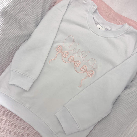 Gepersonaliseerde sweater wit